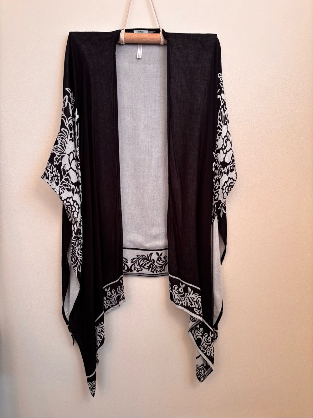 Kimchi Blue Black and Gray Shrug